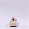Wonders San Marino Bow Tie Wedge - Beige Leather